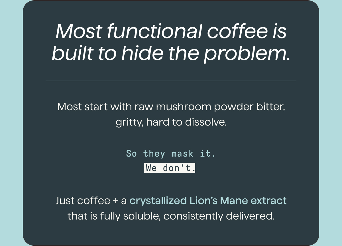 Most functional coffeee
