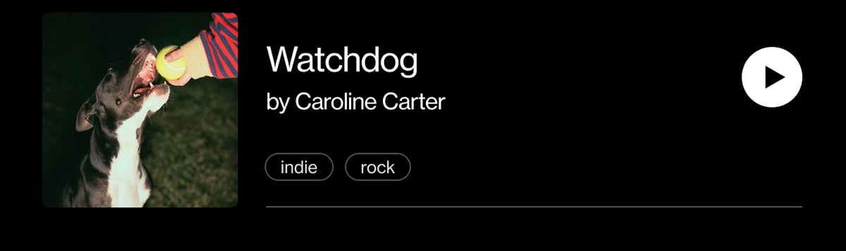 "Watchdog" by Caroline Carter