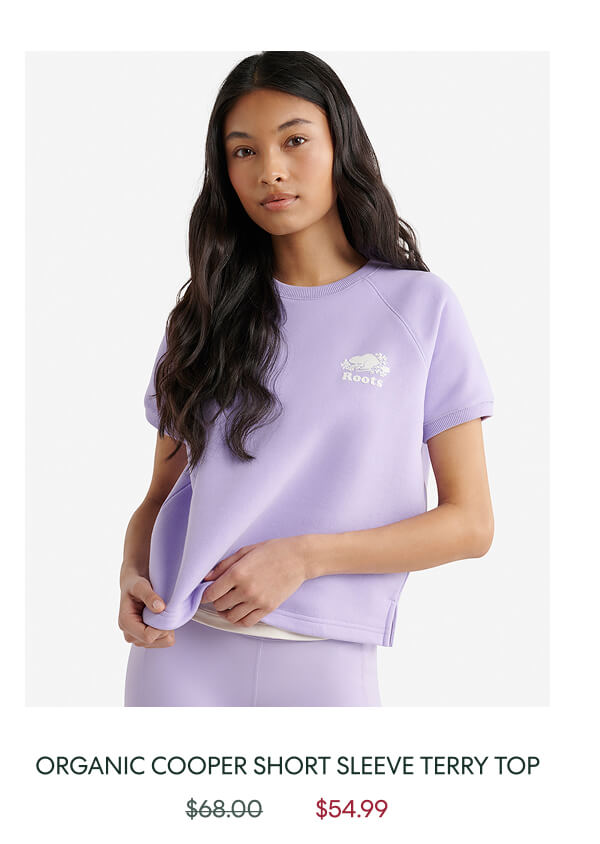Organic Cooper Short Sleeve Terry Top