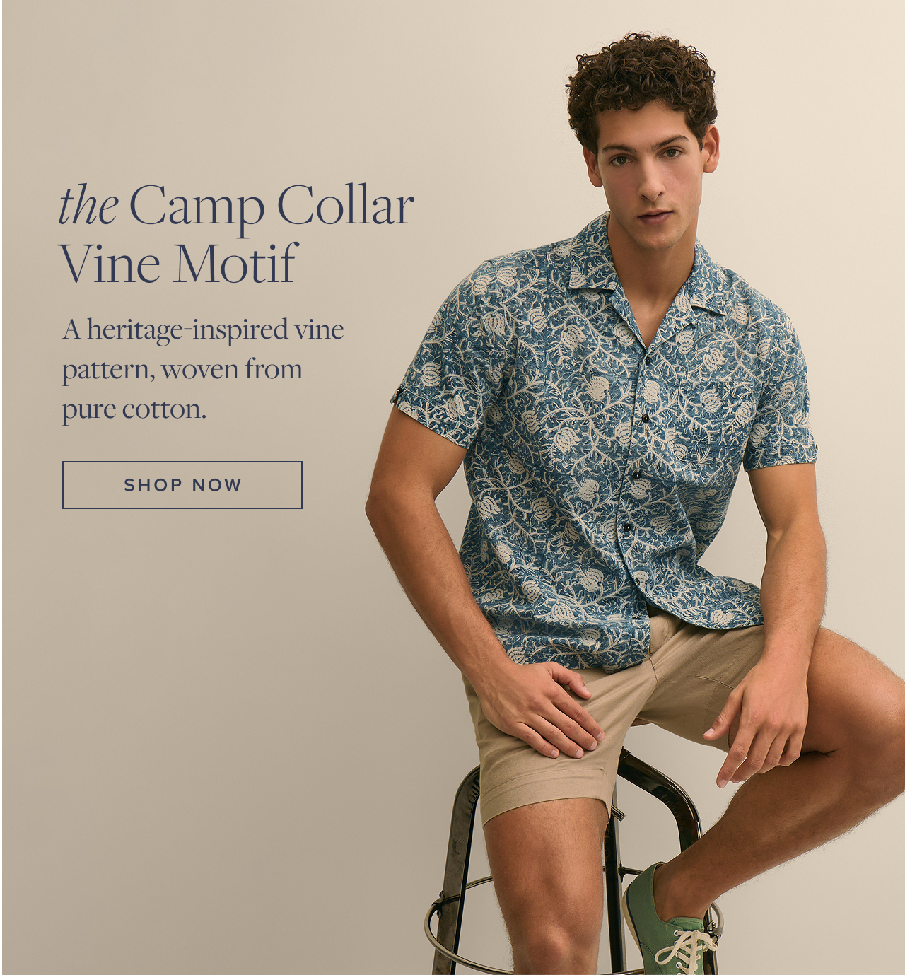 The Camp Collar Vine Motif Shop Now