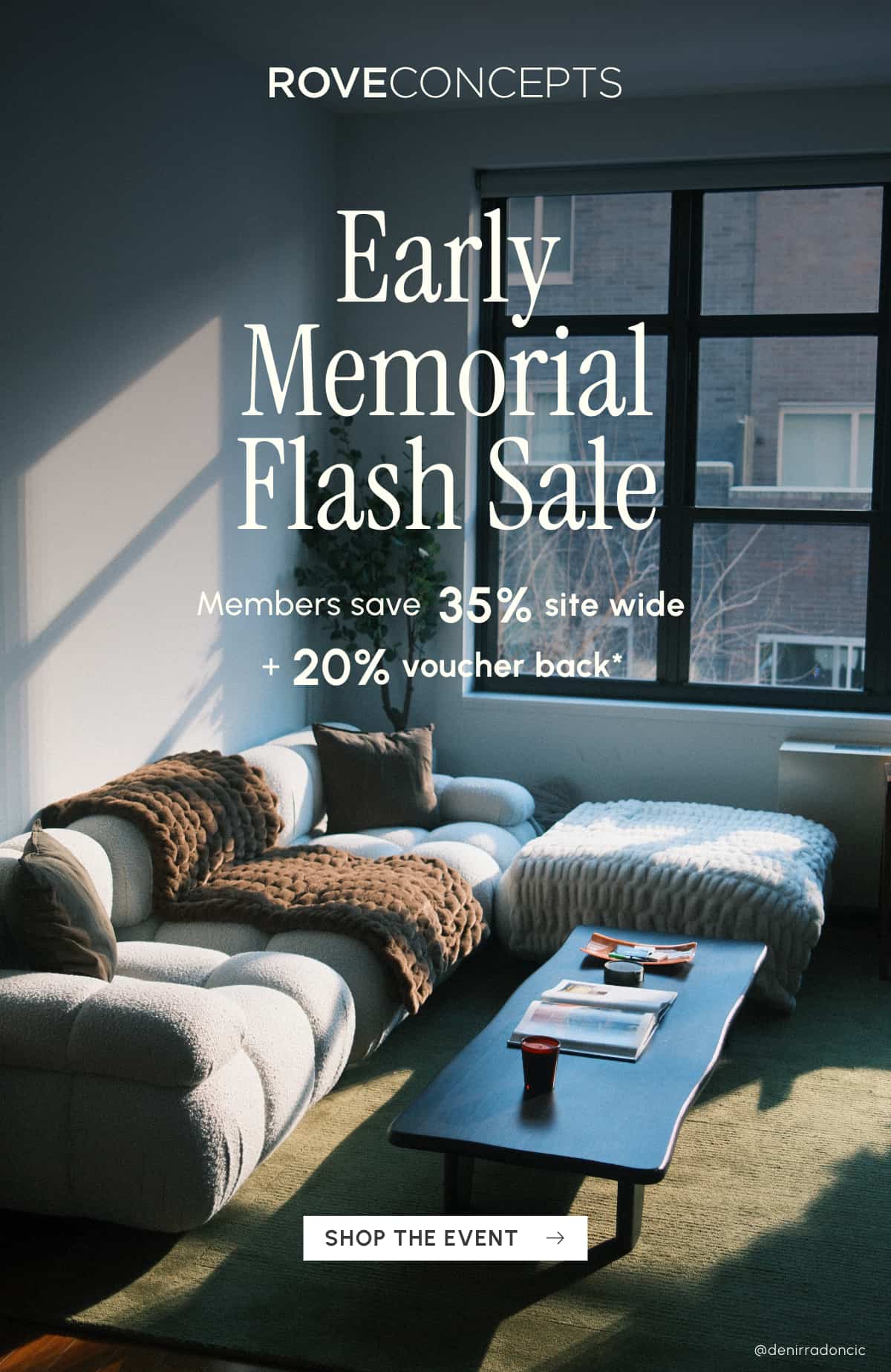 Early Memorial Flash Sale