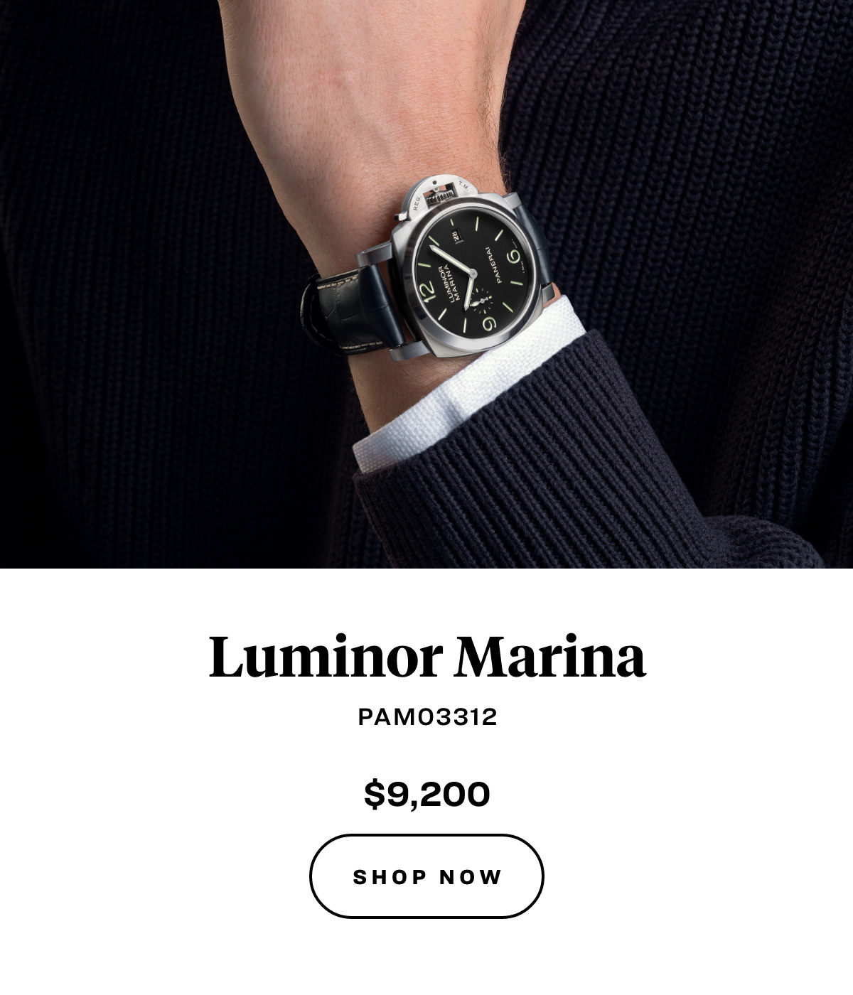 luminor marina pam03312 $9,200 shop now