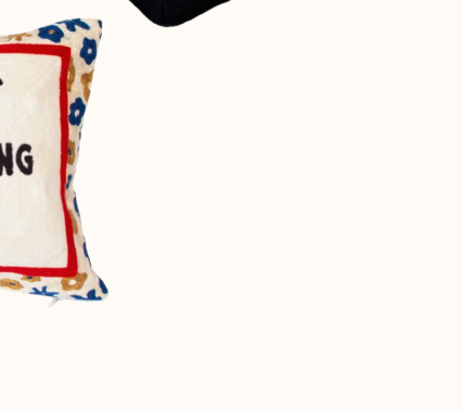 I Don't Cook Needlepoint Cushion