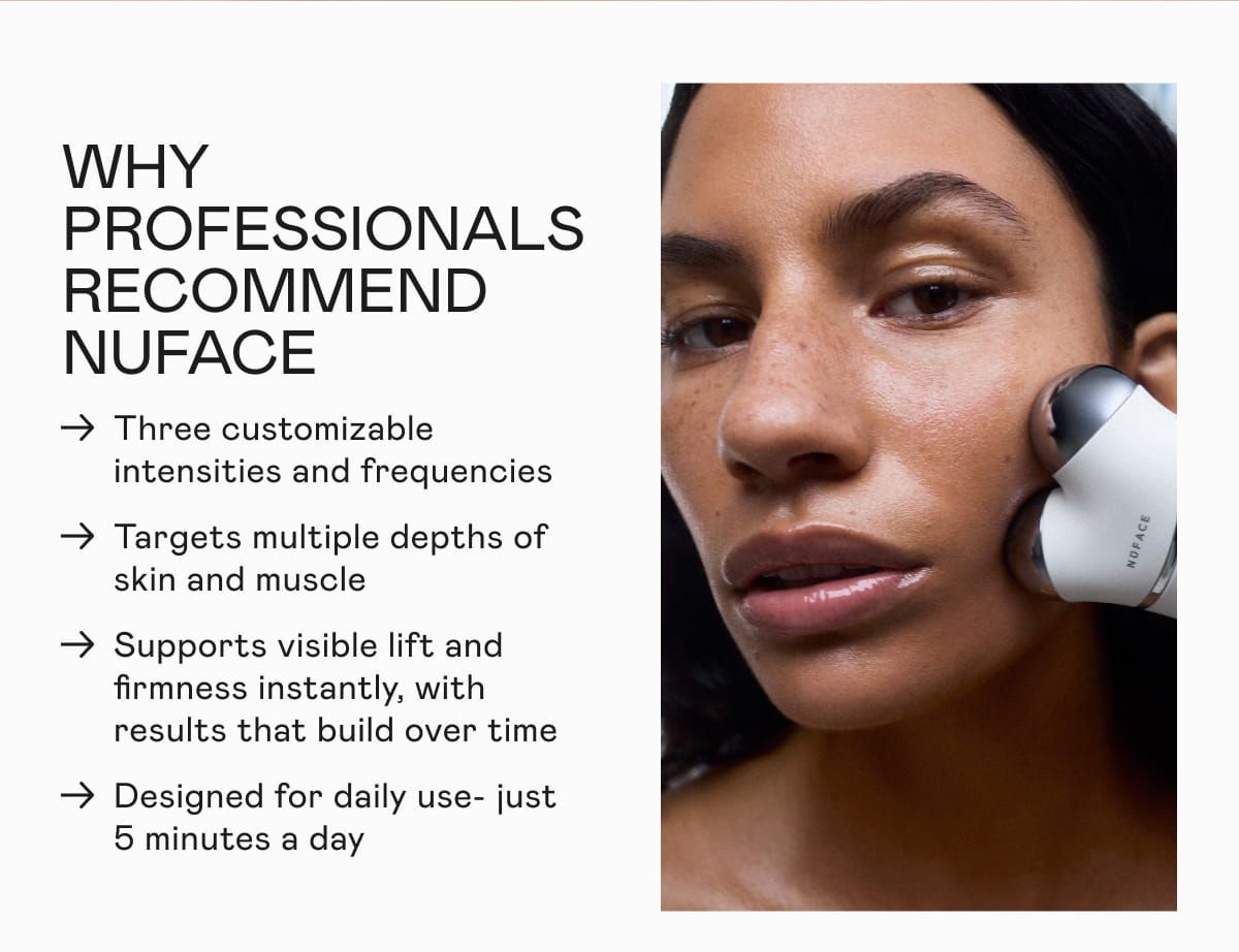 Why Professionals Recommend NUFACE.