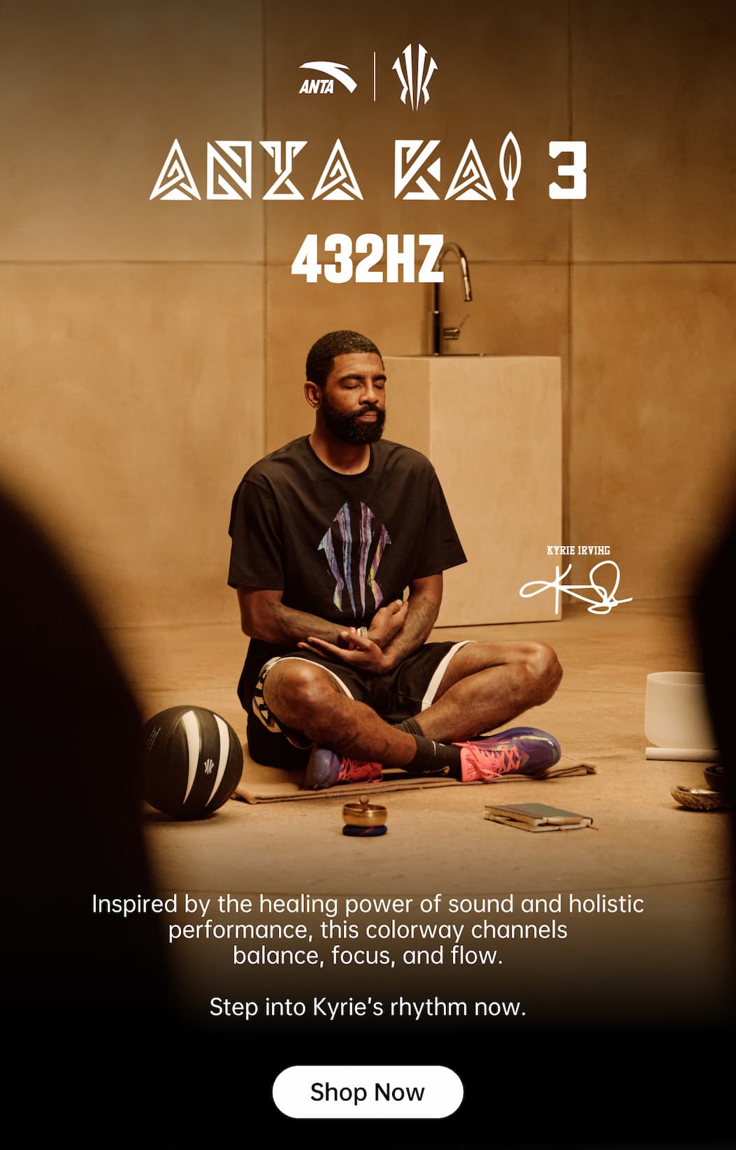 Inspired by the healing power of sound and holistic performance.