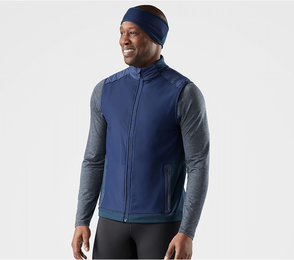 Men's Active Fleece Wind Insulated Vest