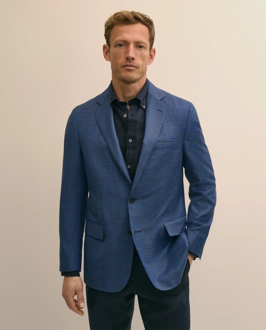 Image of Classic Fit Wool Check Sport Coat