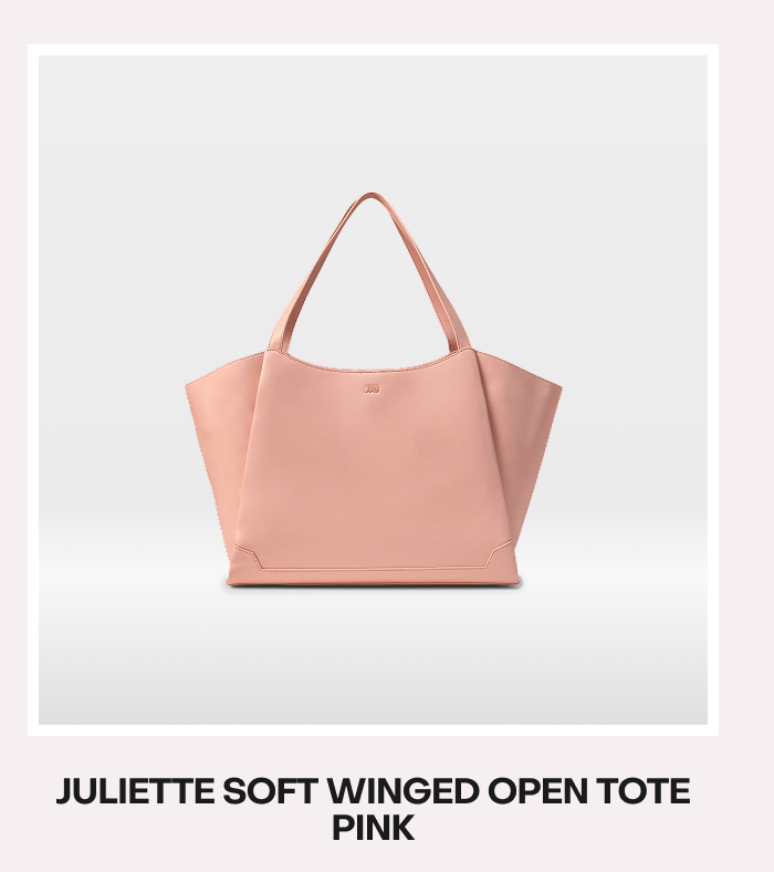 Juliette Soft Winged Open Tote 