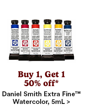 Buy 1 Get 1 50% off* Daniel Smith Extra fine Watercolor, 5mL >