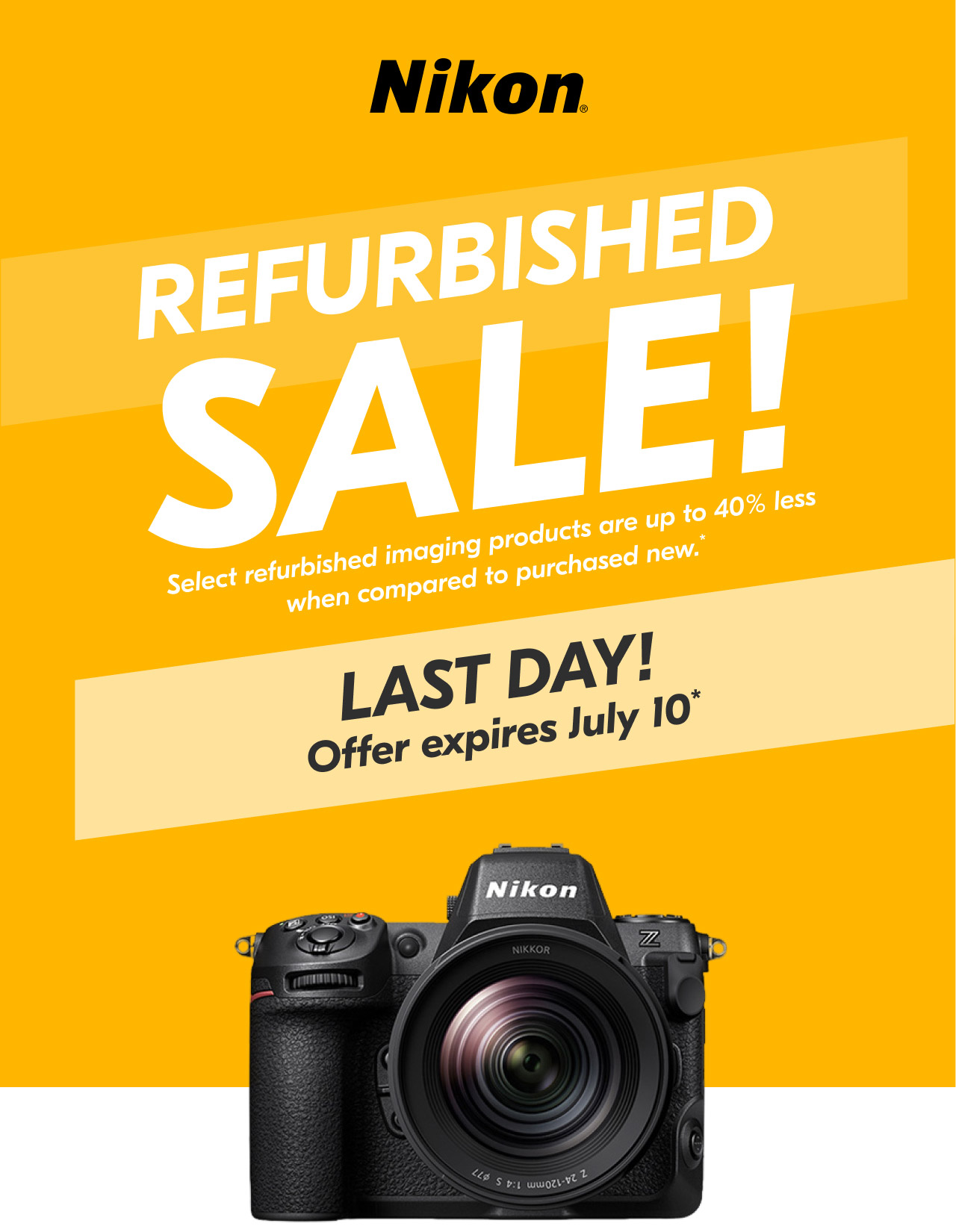 Nikon | Refurbished Sale! | Offer expire July 10*