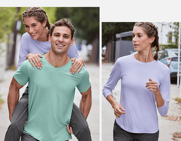 detail images of EverActive™ apparel