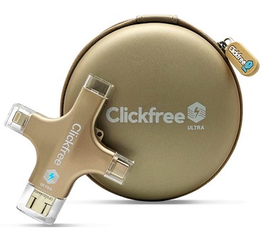 Clickfree Ultra 128GB Photo & Video Storage with 20PG Photobook