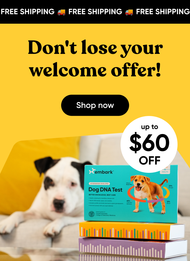 Don't lose your welcome offer!