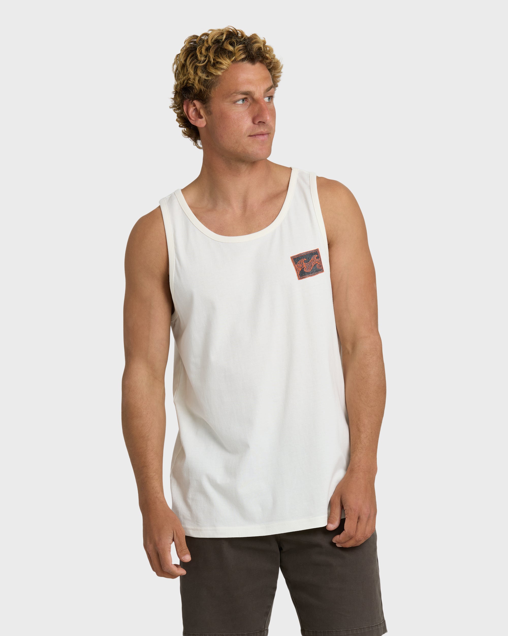 Image of Crayon Wave Tank - Off White