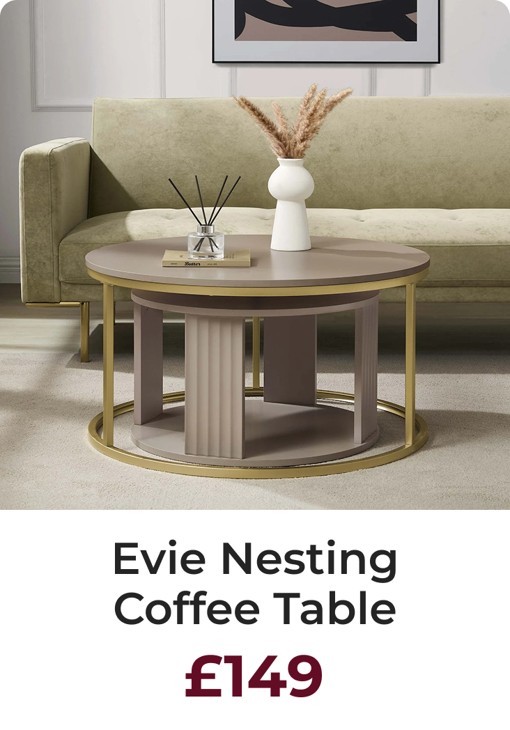 Evie Round Nesting Coffee Table