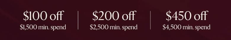 4th of July sale: Up to 40% off, plus extra $60 off with code SAVEMORE.