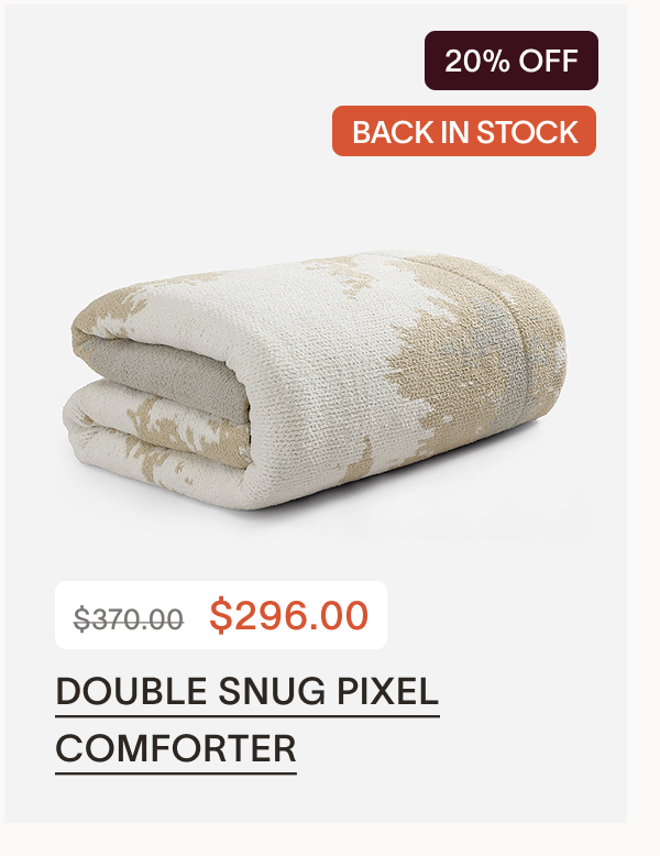 Double Snug Pixel Comforter