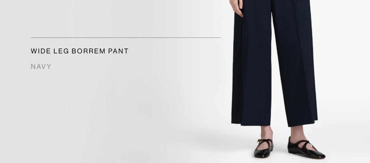 Wide Leg Borrem Pant