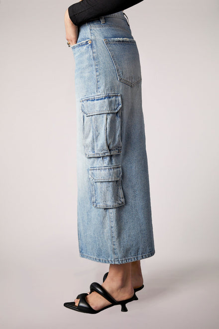 Major General Midi Skirt - Crete