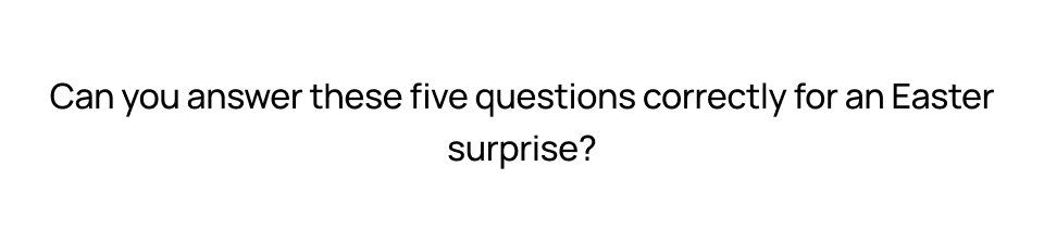Can you answer these questions?