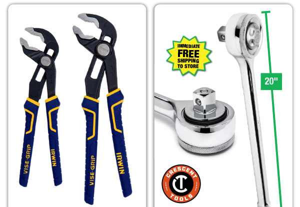 Irwin® VISE-GRIP® Groove Joint Pliers Set - ONLY $19.99 After Rebate*!