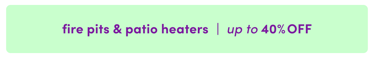 fire pit & patio heater sale