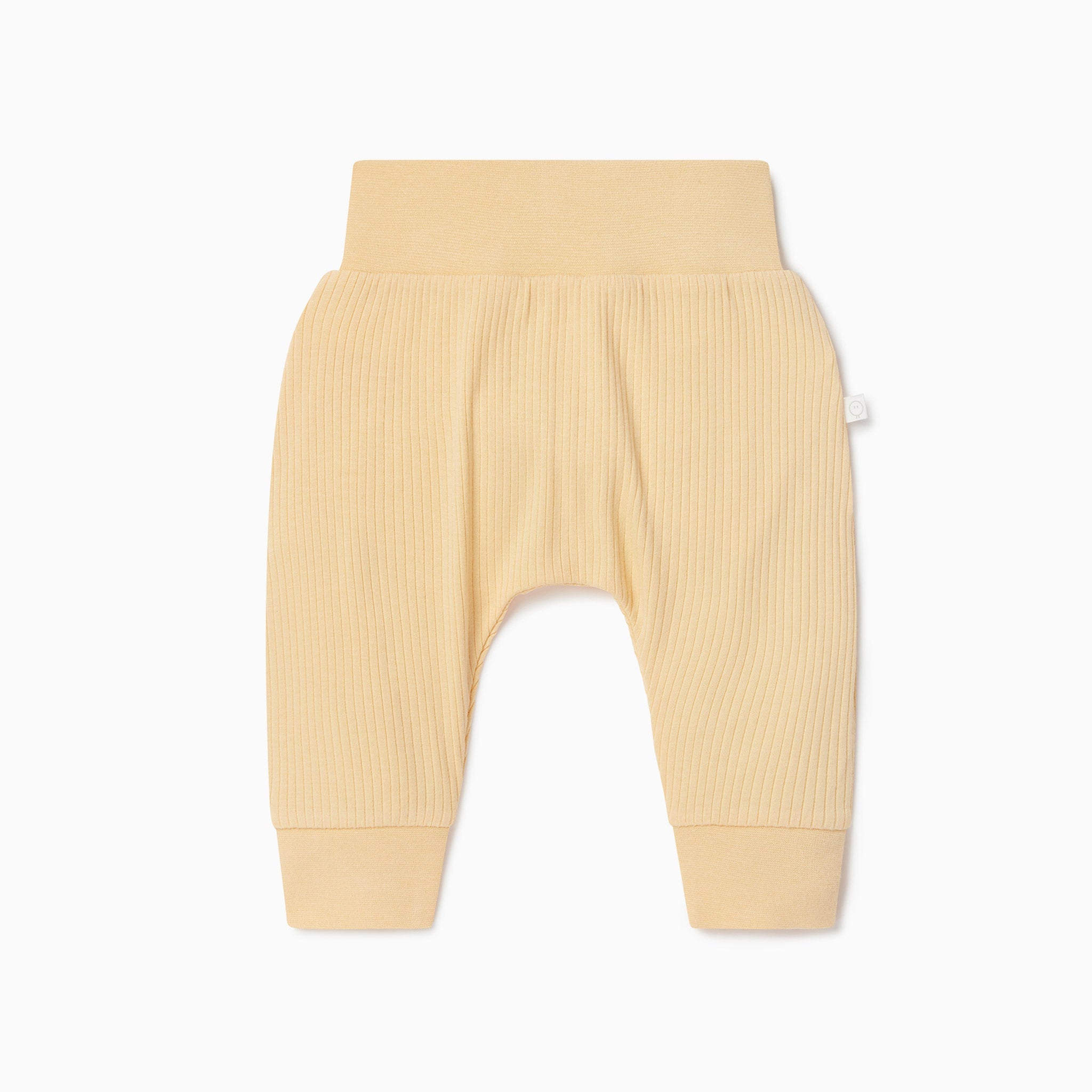 Image of Ribbed Comfy Joggers - Yellow
