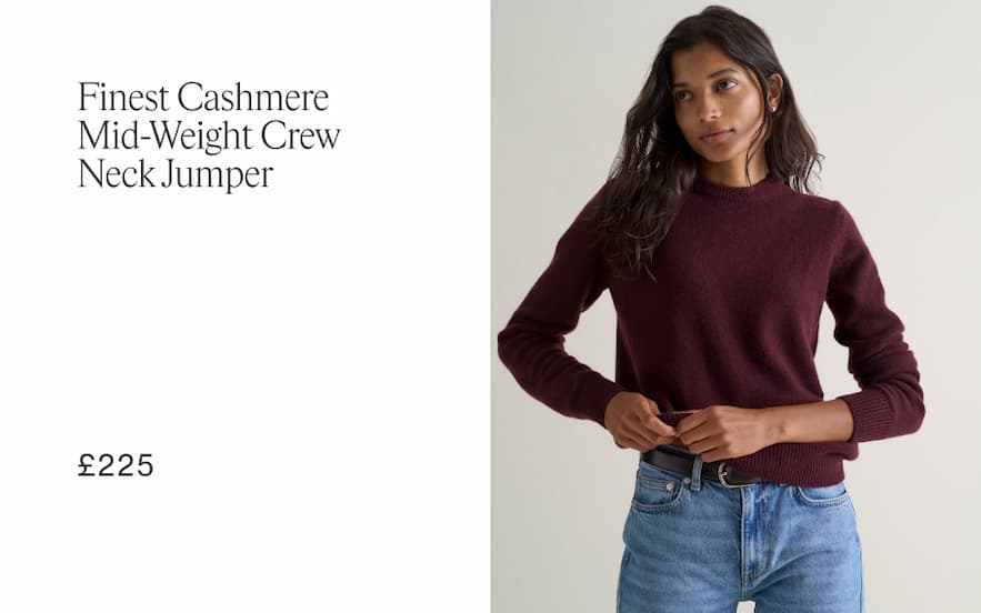 Finest Cashmere Mid-Weight Crew Neck Jumper