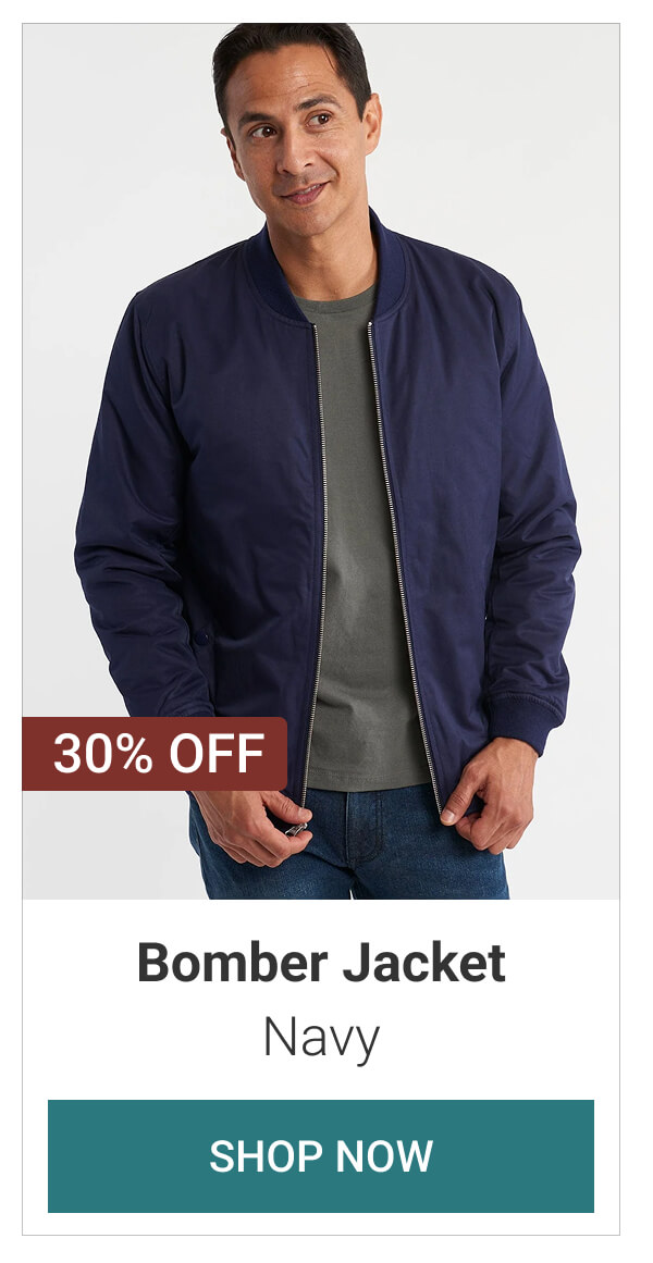 Navy Bomber Jacket