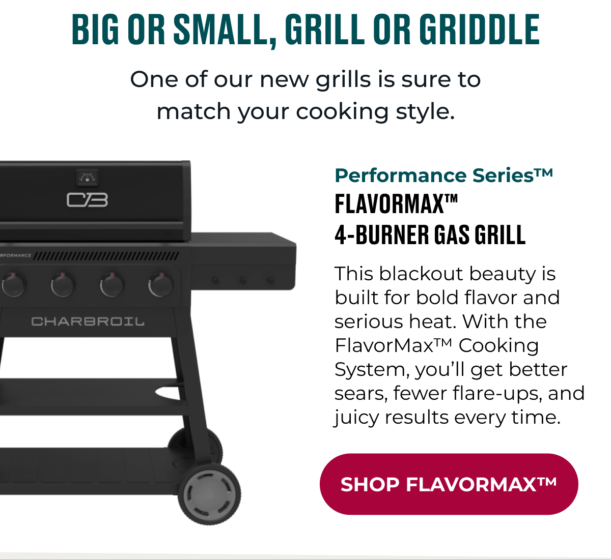 Performance Series™️ FlavorMax™️  4-Burner Gas Grill