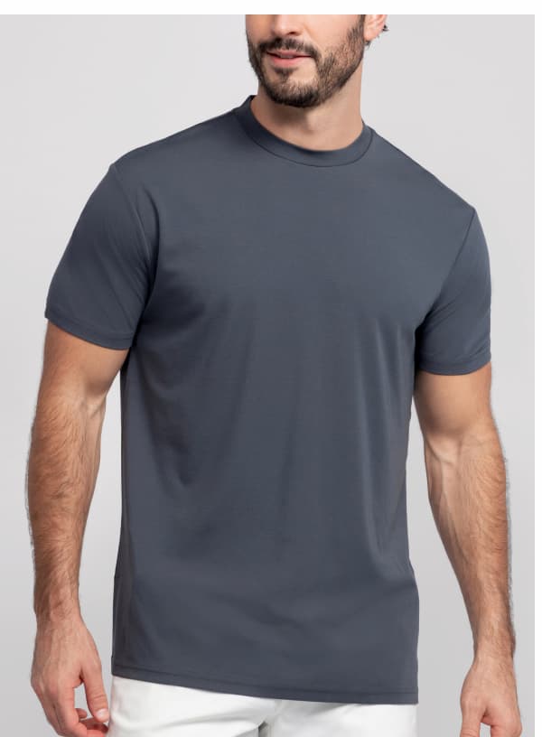 Jetsetter Tee in Charcoal Gray