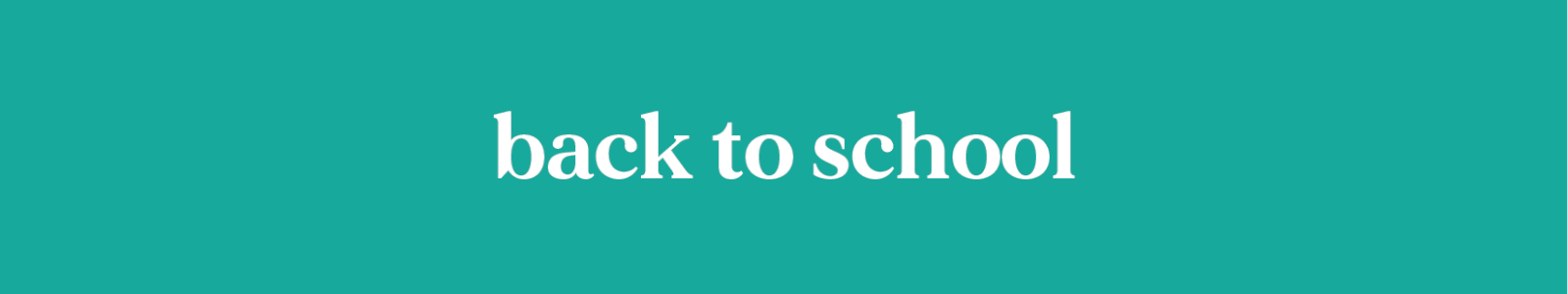 Back to School