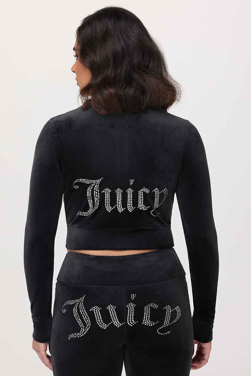 Image of Cropped Mockneck Jacket
