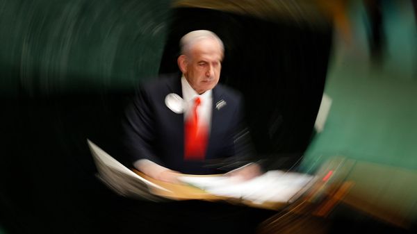  Prime Minister of Israel Benjamin Netanyahu speaks at the UN 