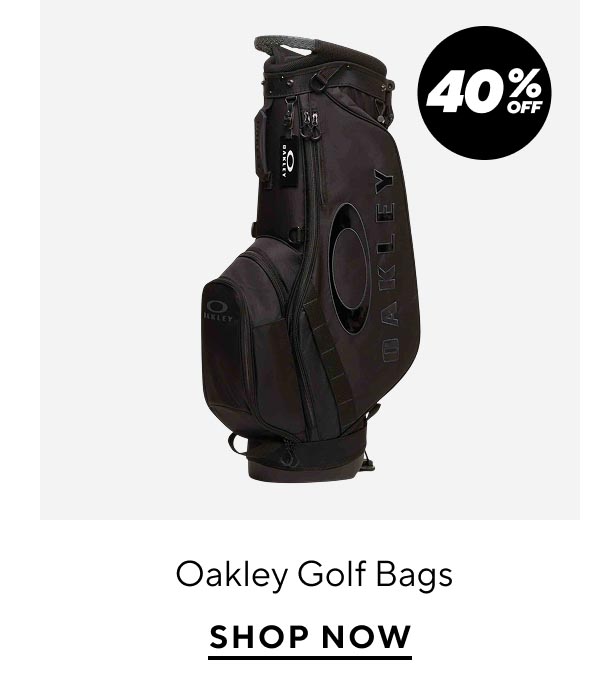 40% Off Oakley Golf Bags