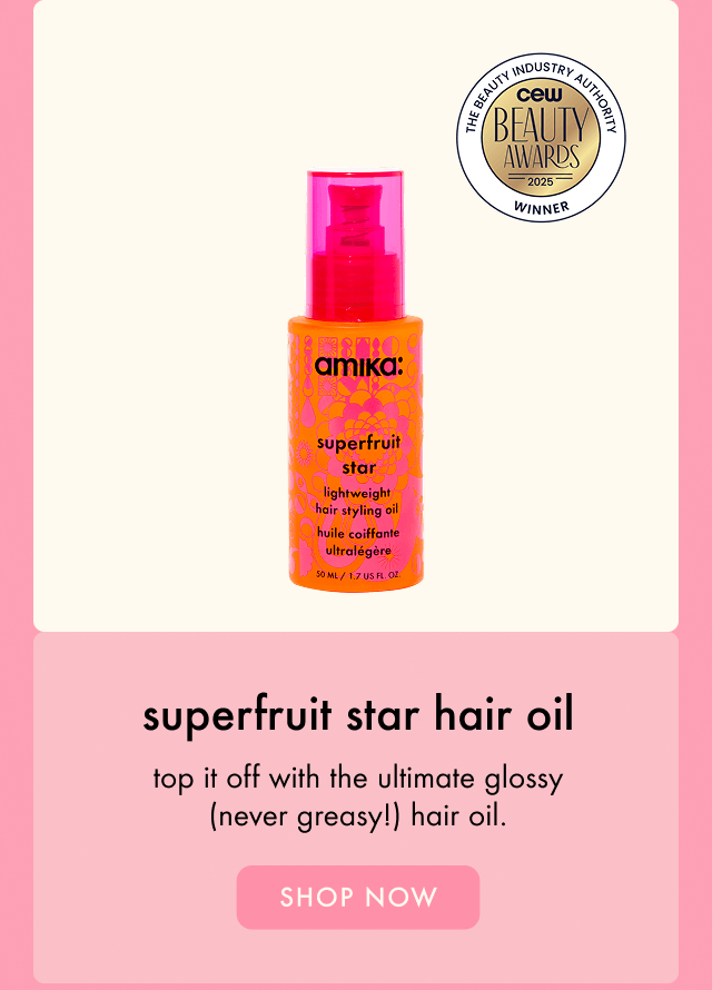 superfruit star hair oil