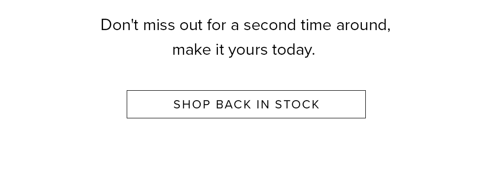 Restocked and Waiting