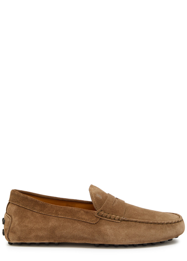 TODS Mocassino suede loafers