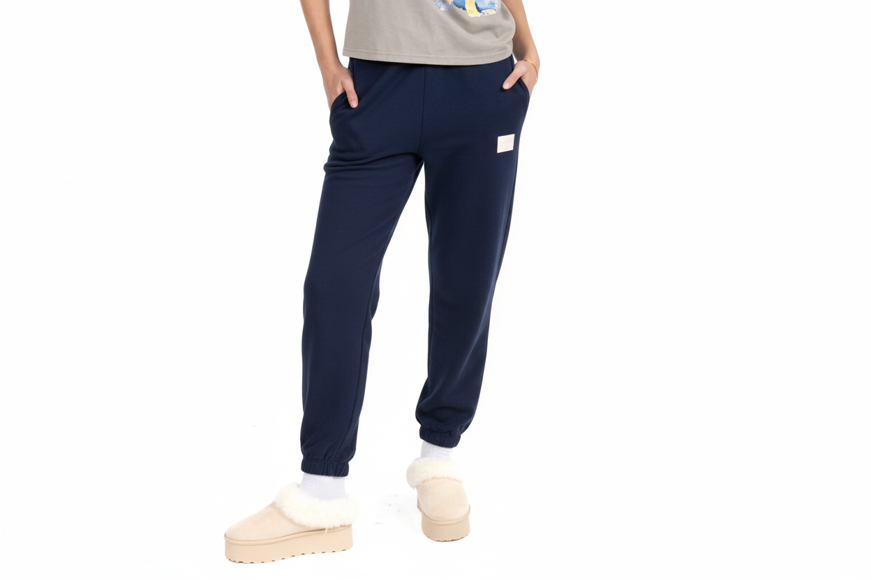 Pants Jogger con Cintura Ajustable-AZUL MARINO / M