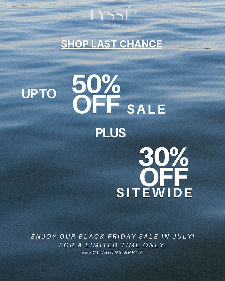 SALE Up to 50% off + additional 30% off site wide, exclusions apply. Limited time only. Shop now. 