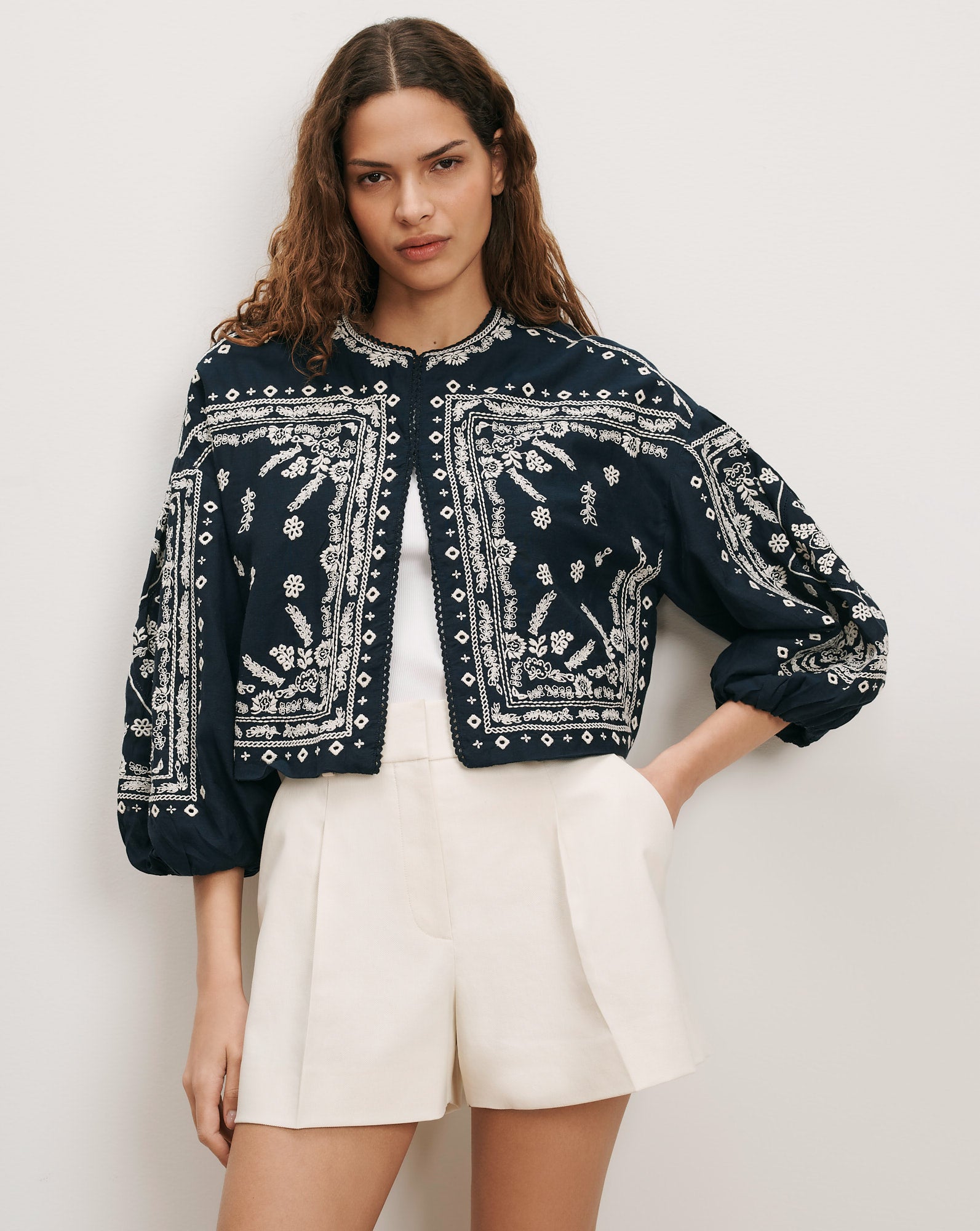 Image of Drake Embroidered Jacket