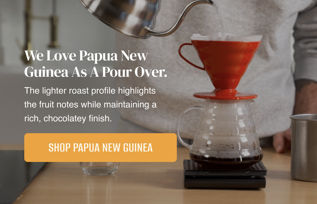 Try it as a pour over