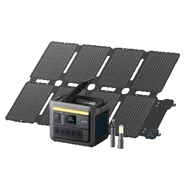 Anker SOLIX C800X Solar Generator with 100W Foldable Solar Panel