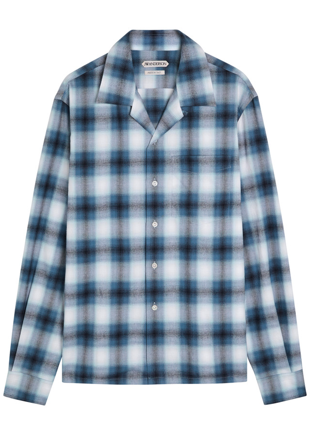 JW ANDERSON Checked cotton shirt