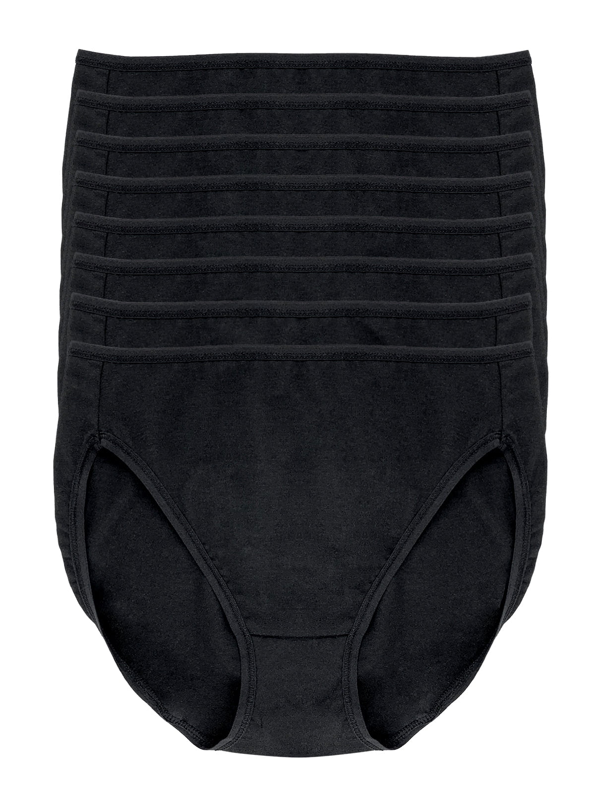 Image of Cotton Modal Full Coverage Hi-Cut 8-Pack