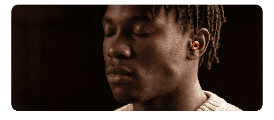 McLaren in-ear close up
