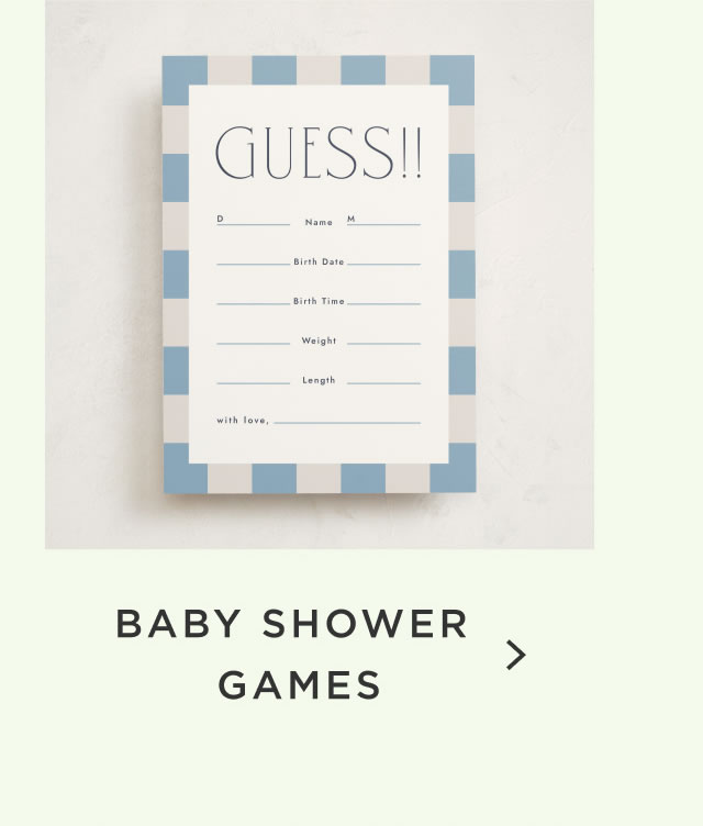 Baby Shower Games