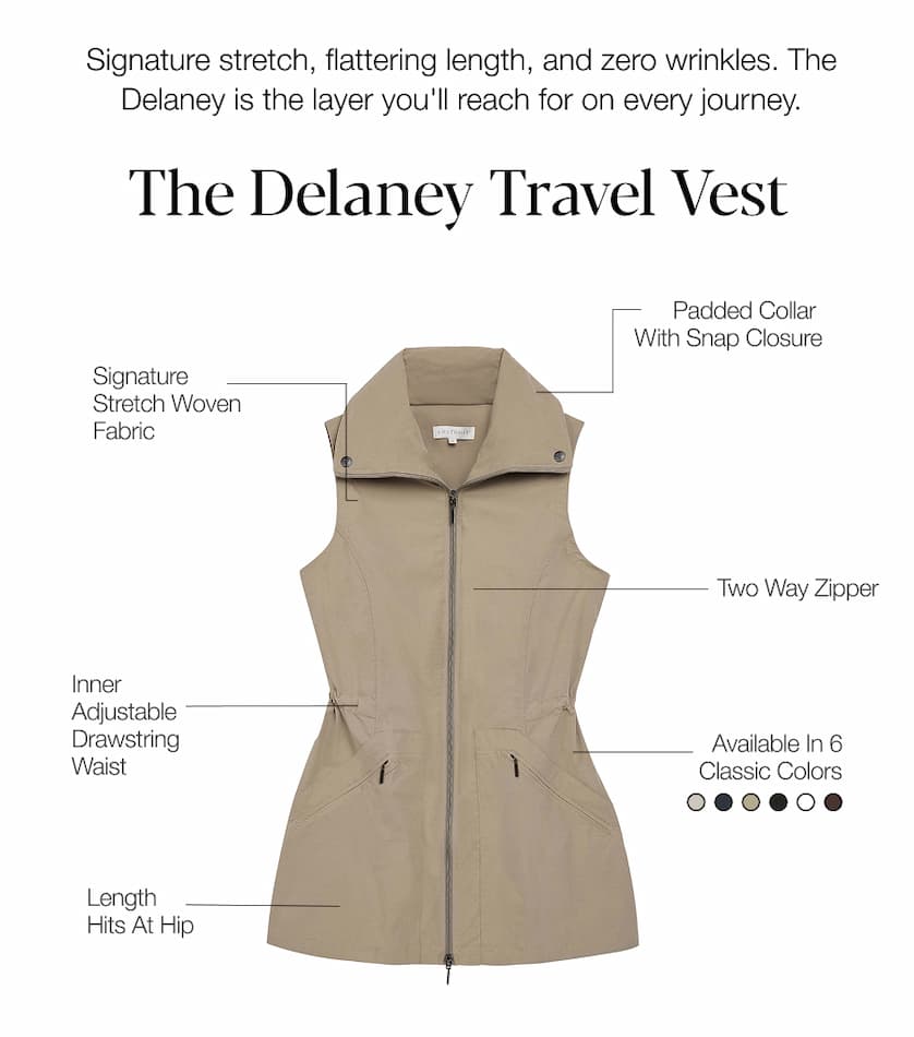 The Delaney Travel Vest