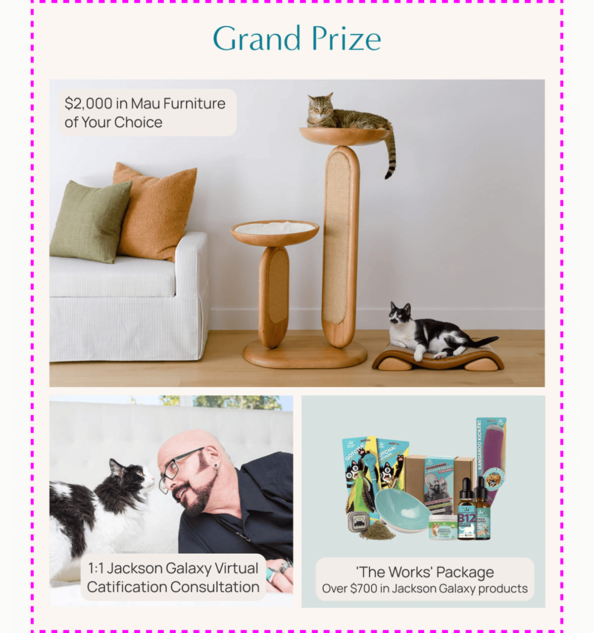 the prizes