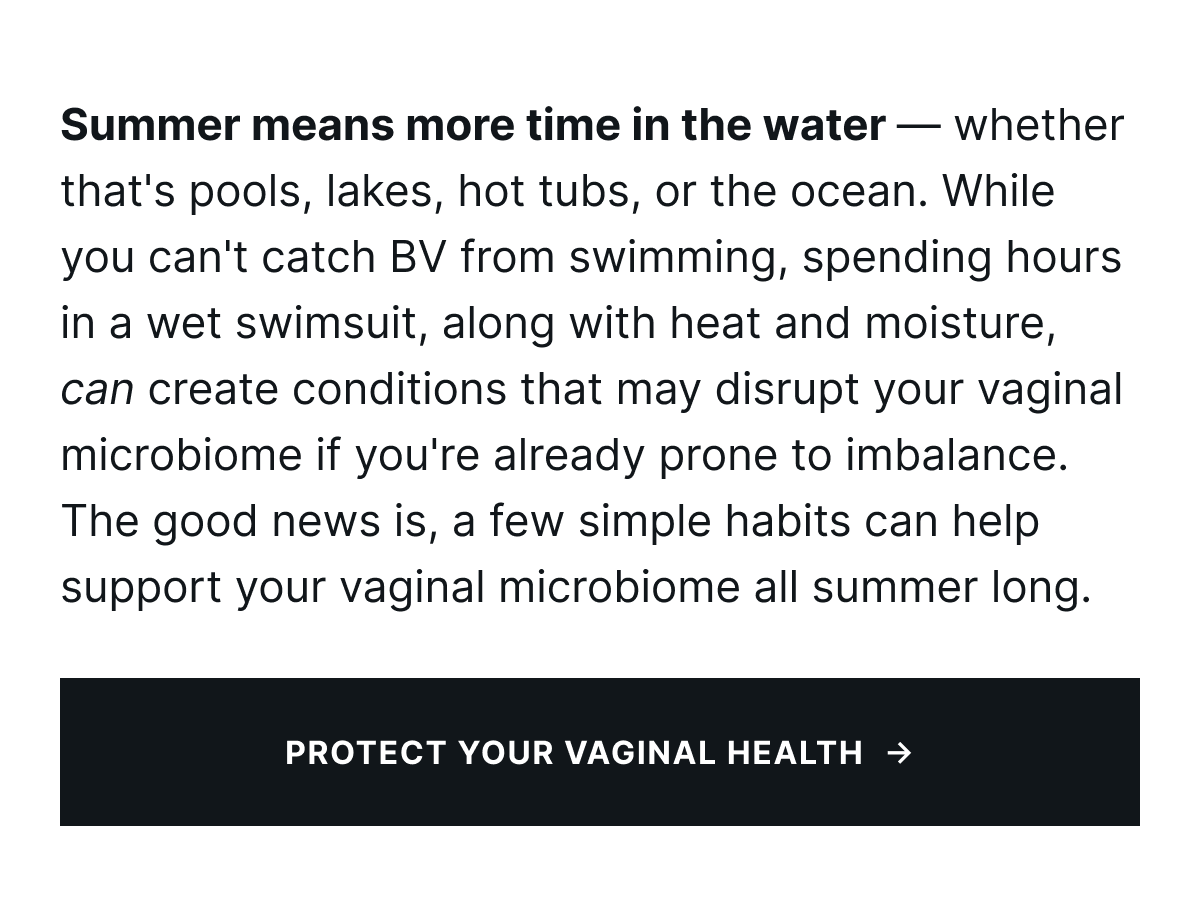You can get BV from a hot tub or pool..?